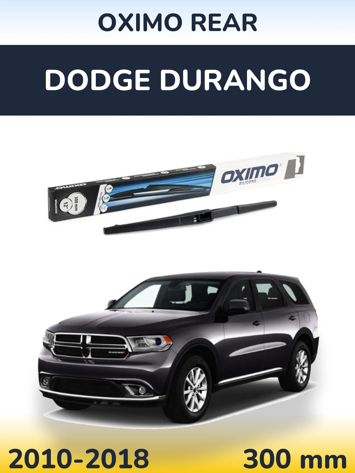 Rear wiper blade Oximo Rear 300 мм for Dodge Durango 2010-2018