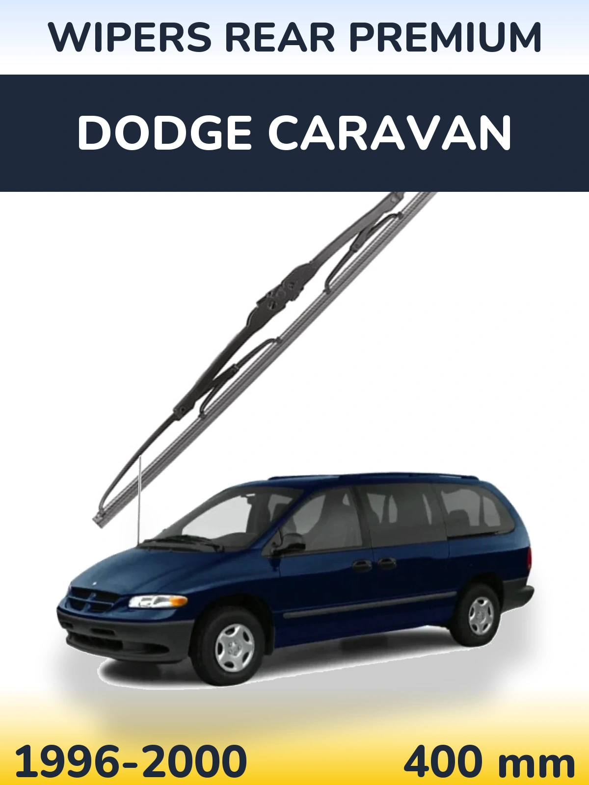 Rear wiper blade WIPERS REAR PREMIUM 400 мм for Dodge Caravan 1996-2000