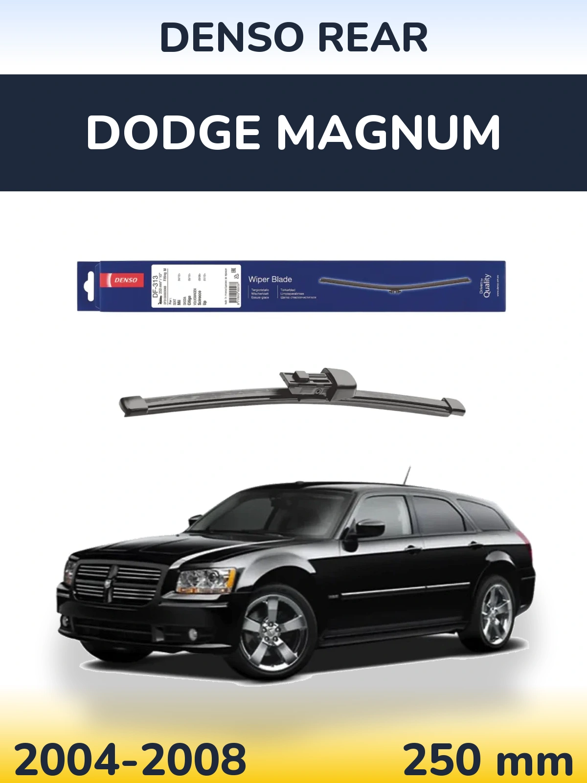 Rear wiper blade Denso Rear 250 мм for Dodge Magnum 2004-2008