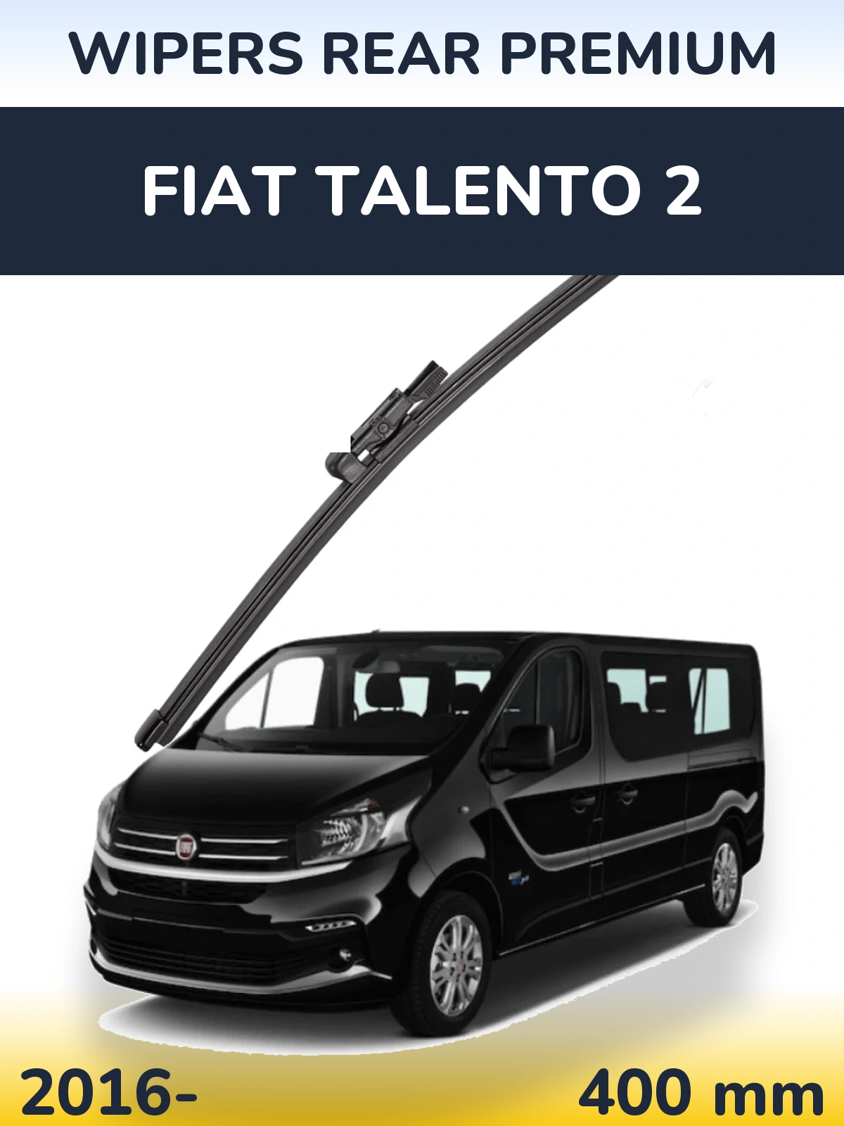Rear wiper blade WIPERS REAR PREMIUM 400 mm for Fiat Talento 2 2016-2026