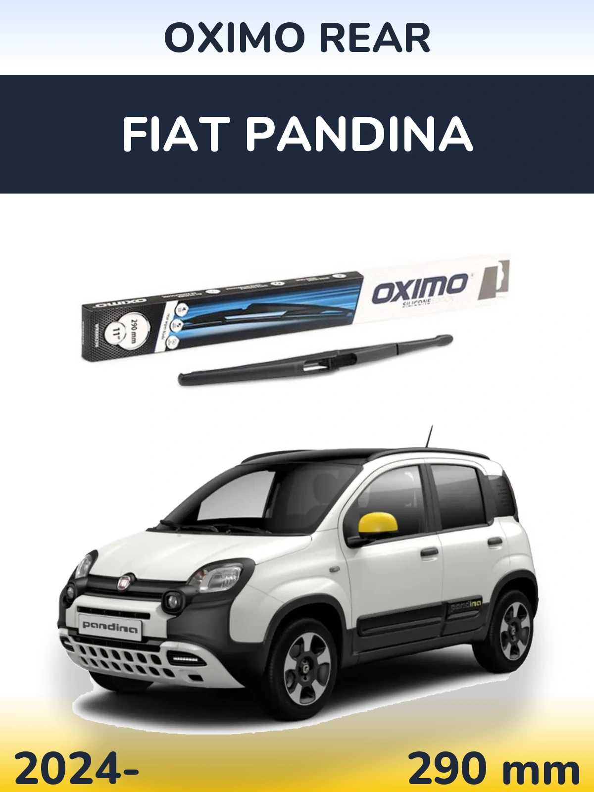 Tylna wycieraczka Oximo Rear 290 mm do Fiat Pandina 2024-2026