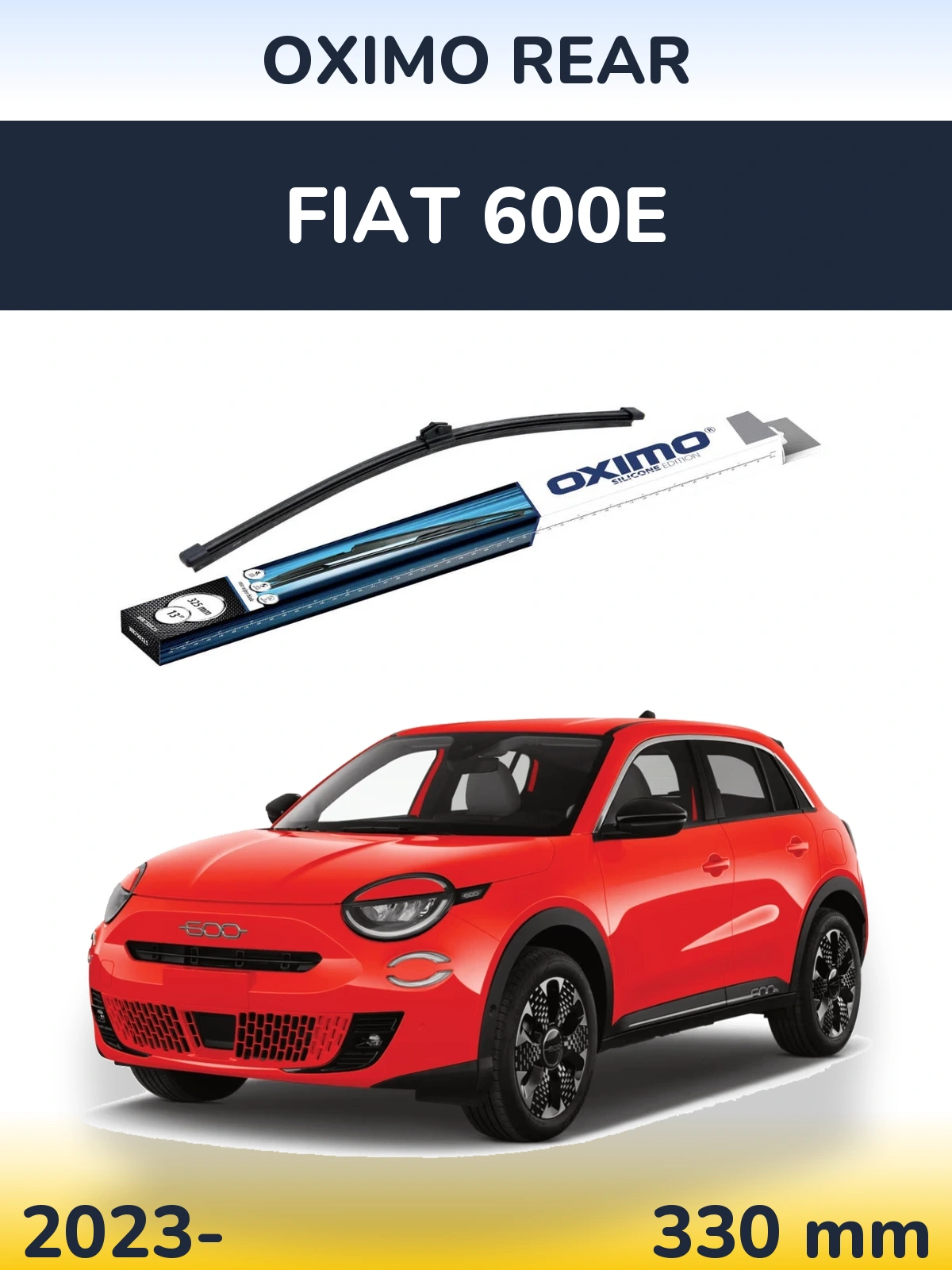 Rear wiper blade Oximo Rear 325 мм for Fiat 600e 2023-2026