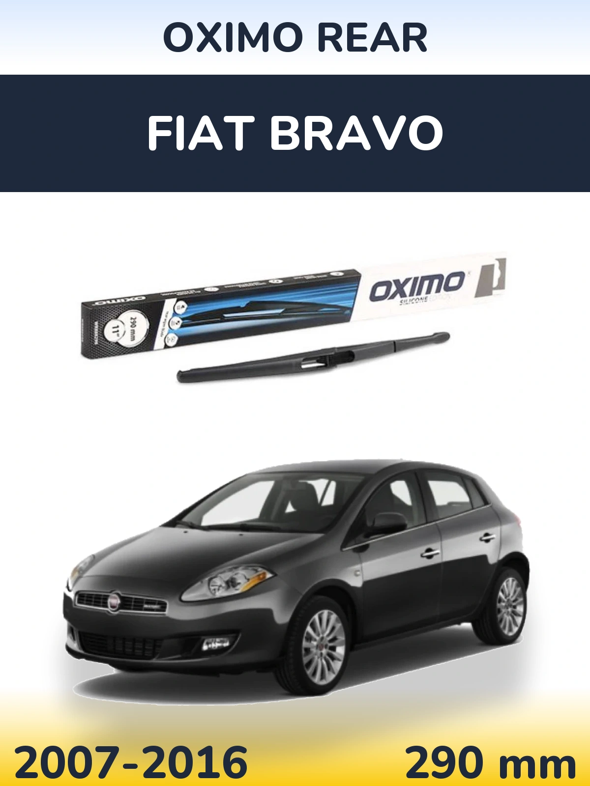 Rear wiper blade Oximo Rear 290 мм for Fiat Bravo 2007-2016