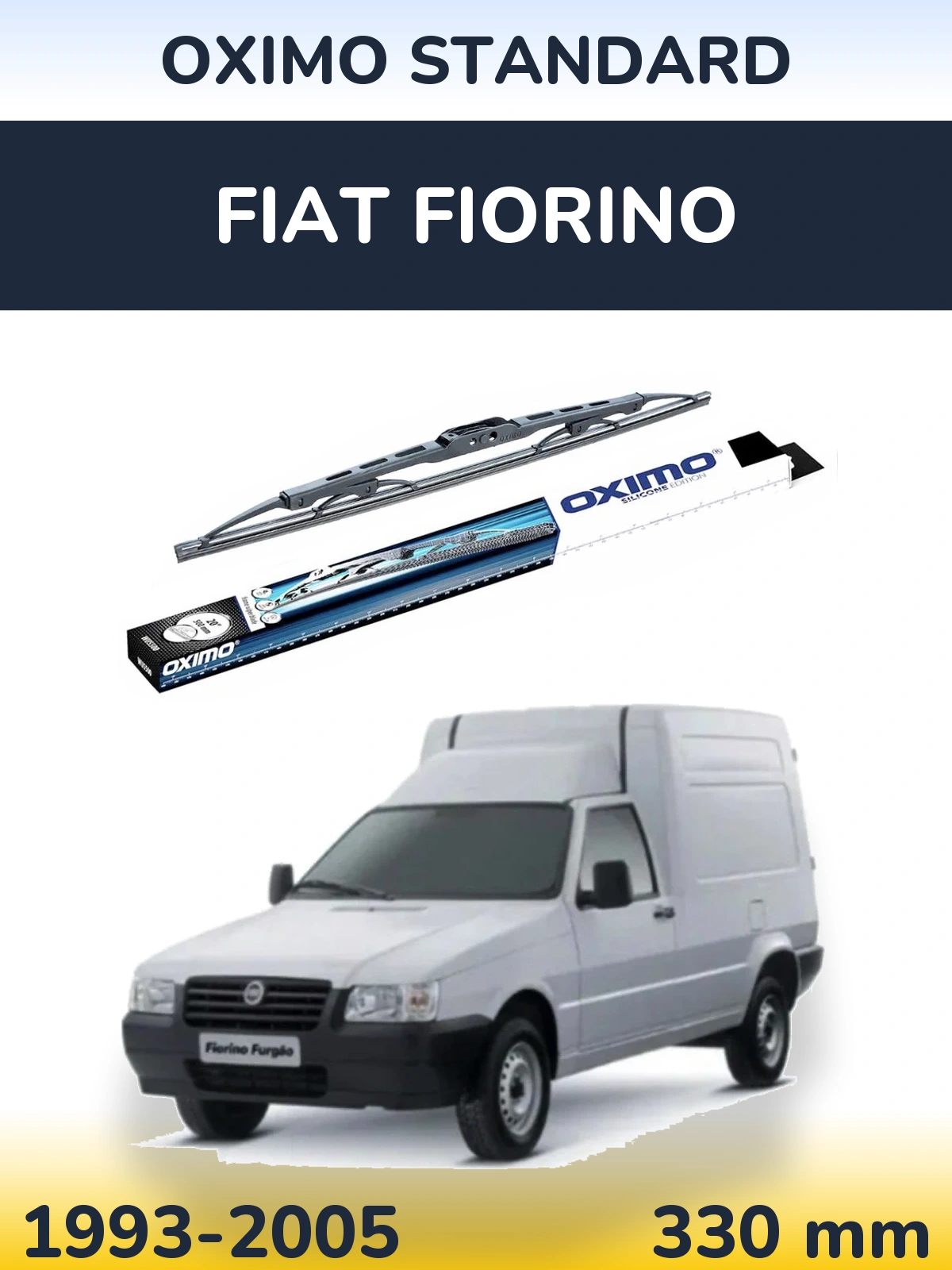 Rear wiper blade Oximo Standard 325 мм for Fiat Fiorino 1993-2005
