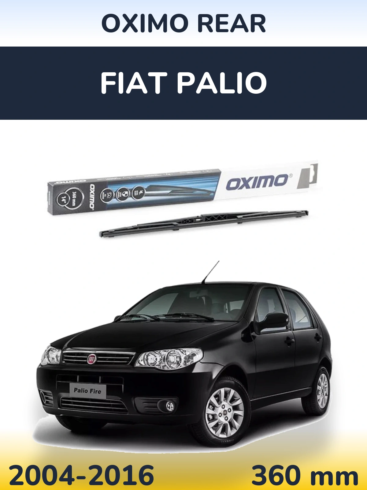 Tylna wycieraczka Oximo Rear 360 mm do Fiat Palio 2004-2016