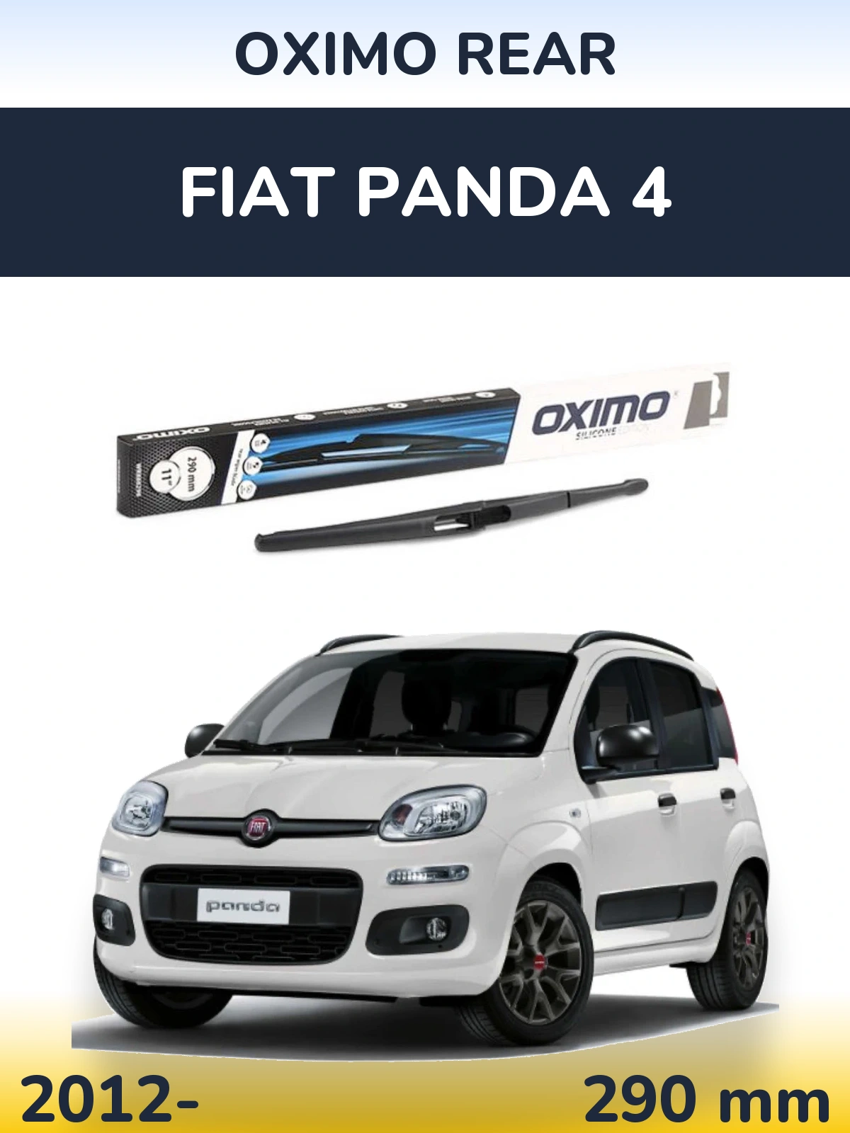 Tylna wycieraczka Oximo Rear 290 mm do Fiat Panda 4 2012-2026