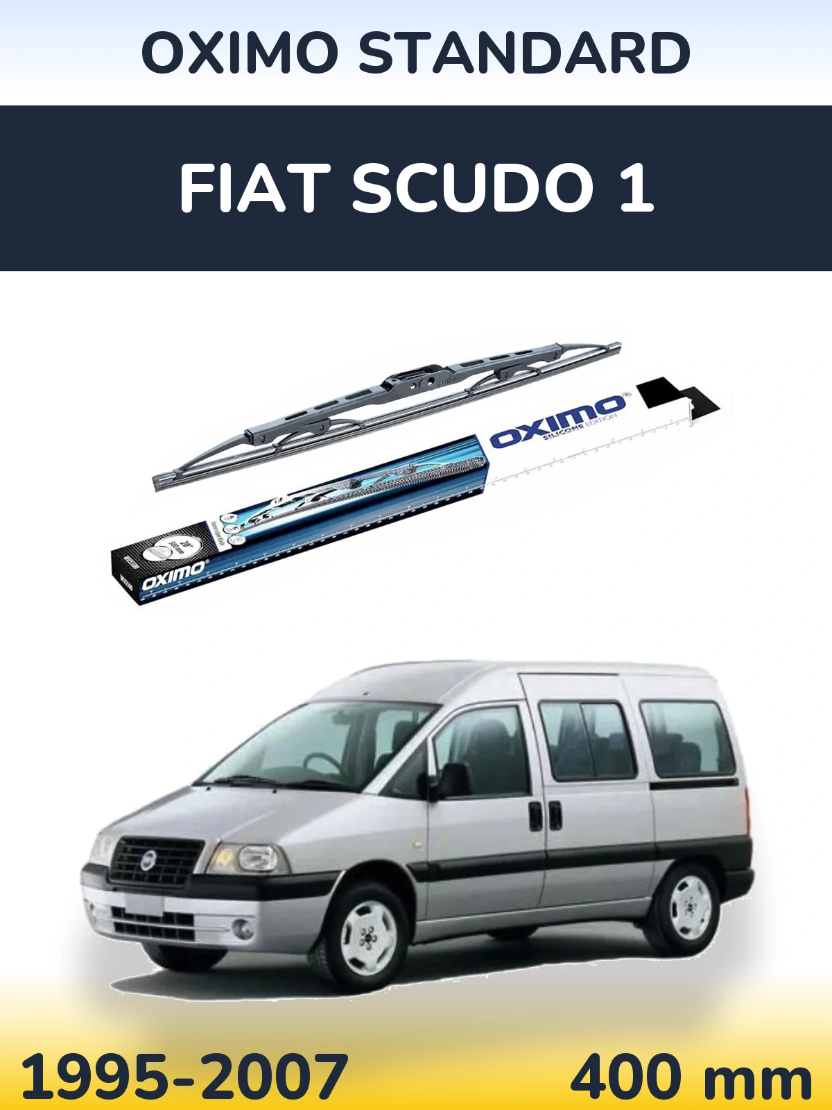 Tylna wycieraczka Oximo Standard 400 mm do Fiat Scudo 1 1995-2007