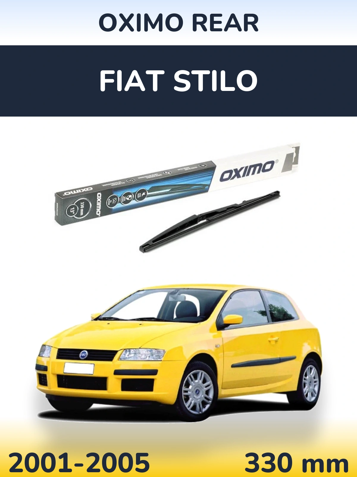 Задня щітка Oximo Rear 330 мм для Fiat Stilo 2001-2005