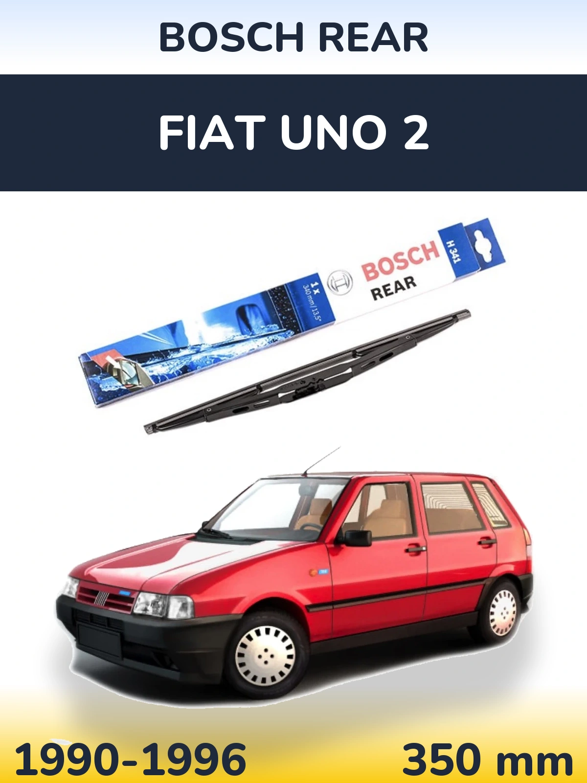 Задний дворник BOSCH Rear 340 мм для Fiat Uno 2 1990-1996
