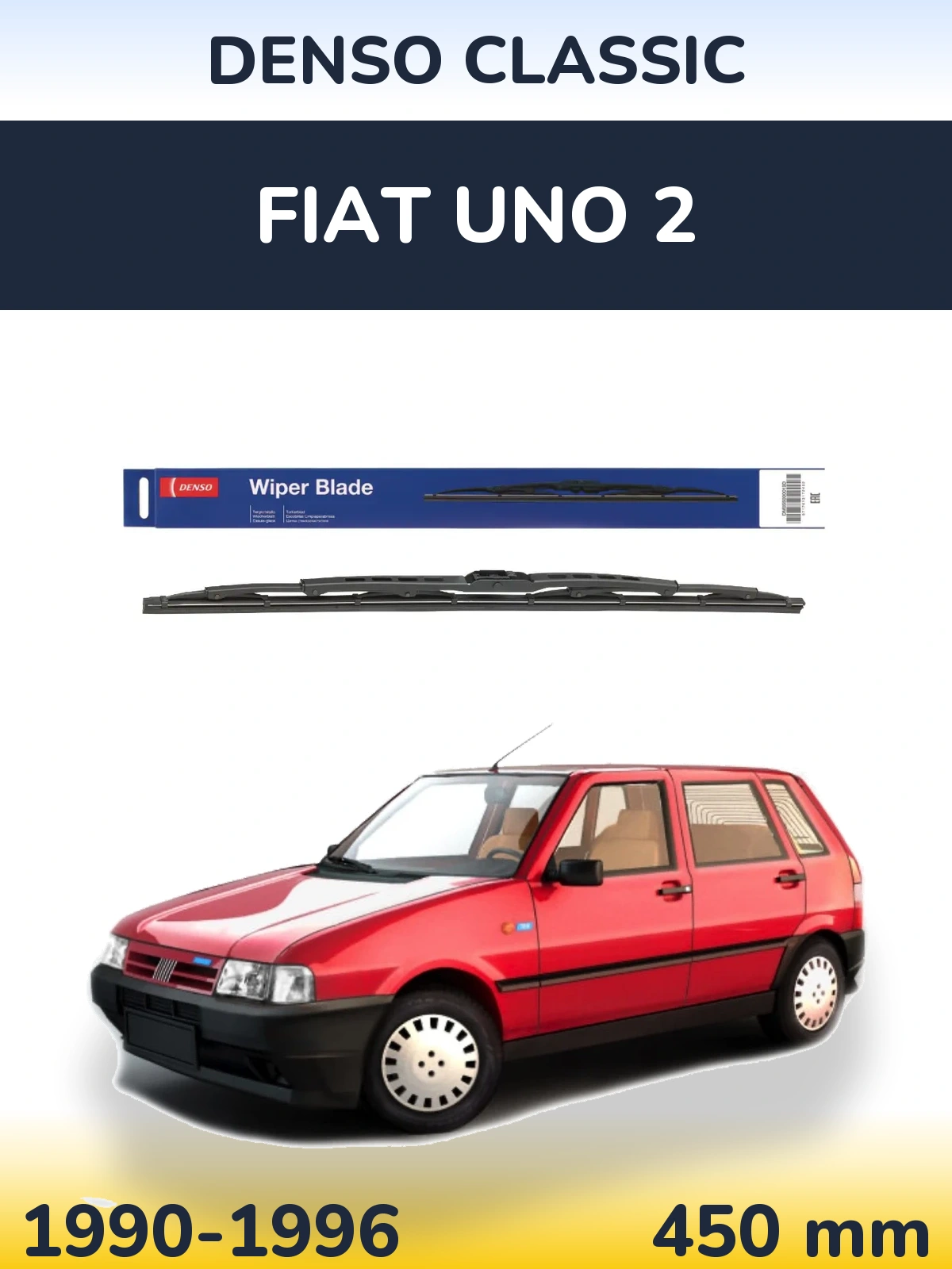 Передня щітка Denso Classic 450 мм для Fiat Uno 2 1990-1996