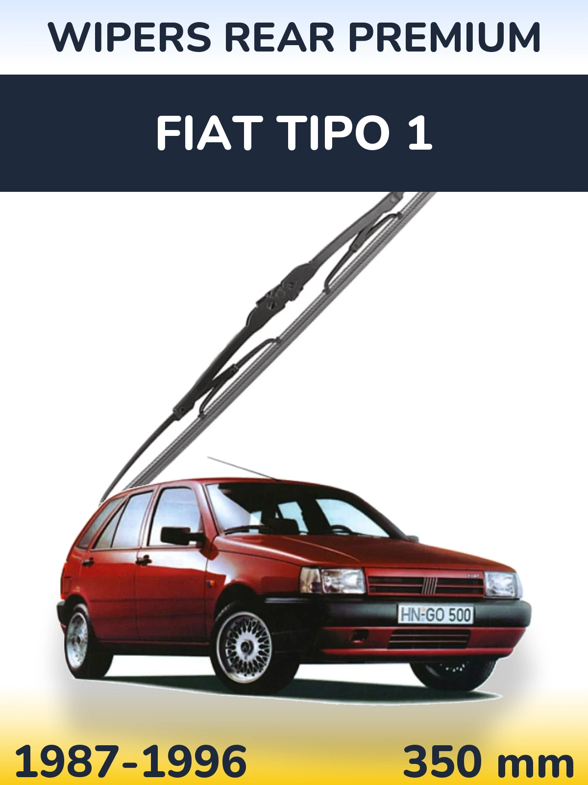 Задня щітка WIPERS REAR PREMIUM 350 мм для Fiat Tipo 1 1987-1996