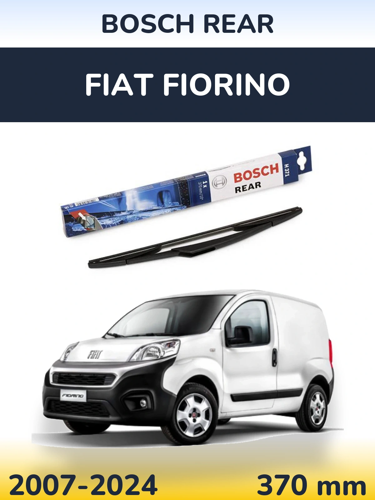 Tylna wycieraczka BOSCH Rear 370 mm do Fiat Fiorino 2007-2024