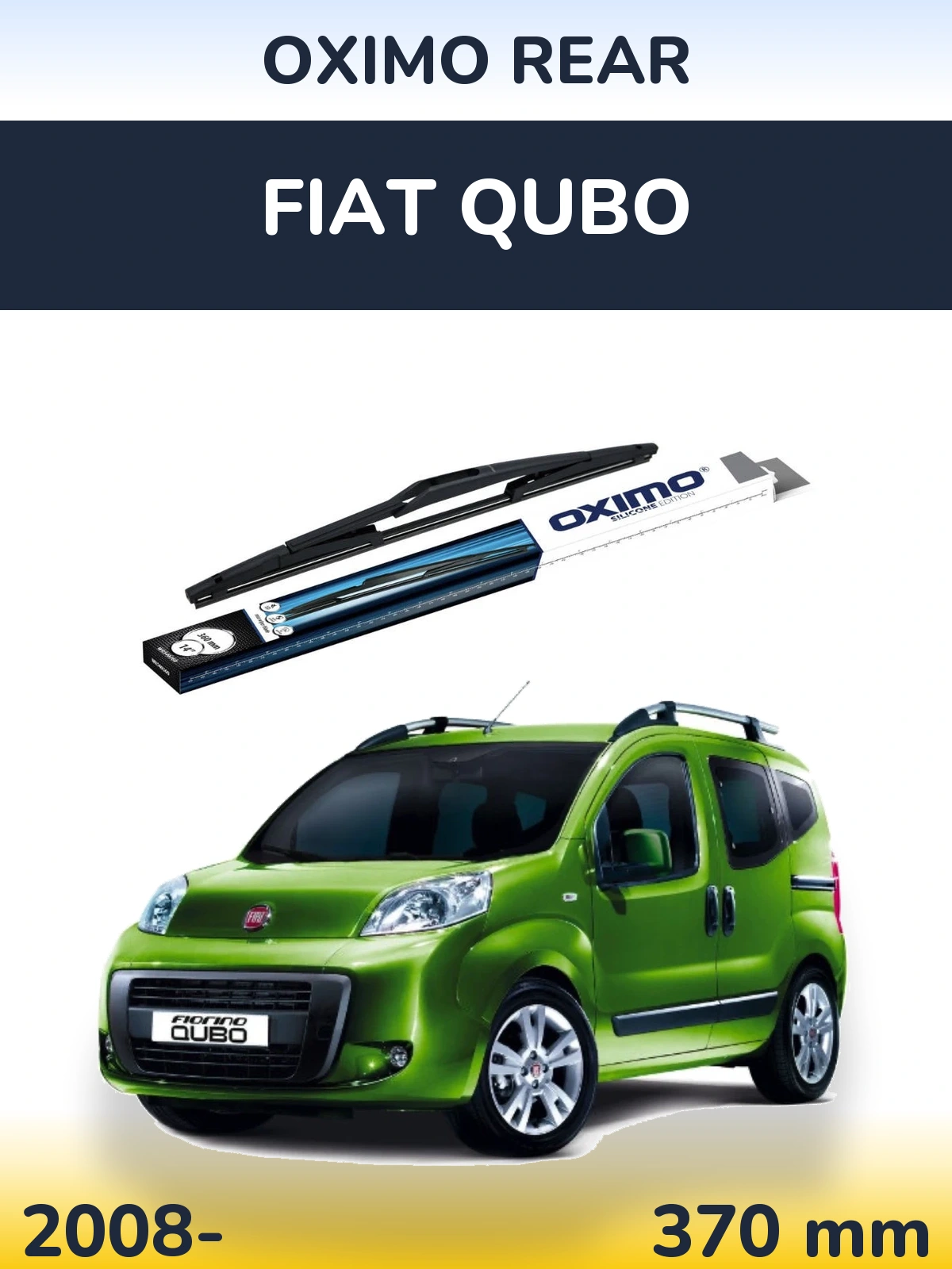 Rear wiper blade Oximo Rear 360 мм for Fiat Qubo 2008-2026