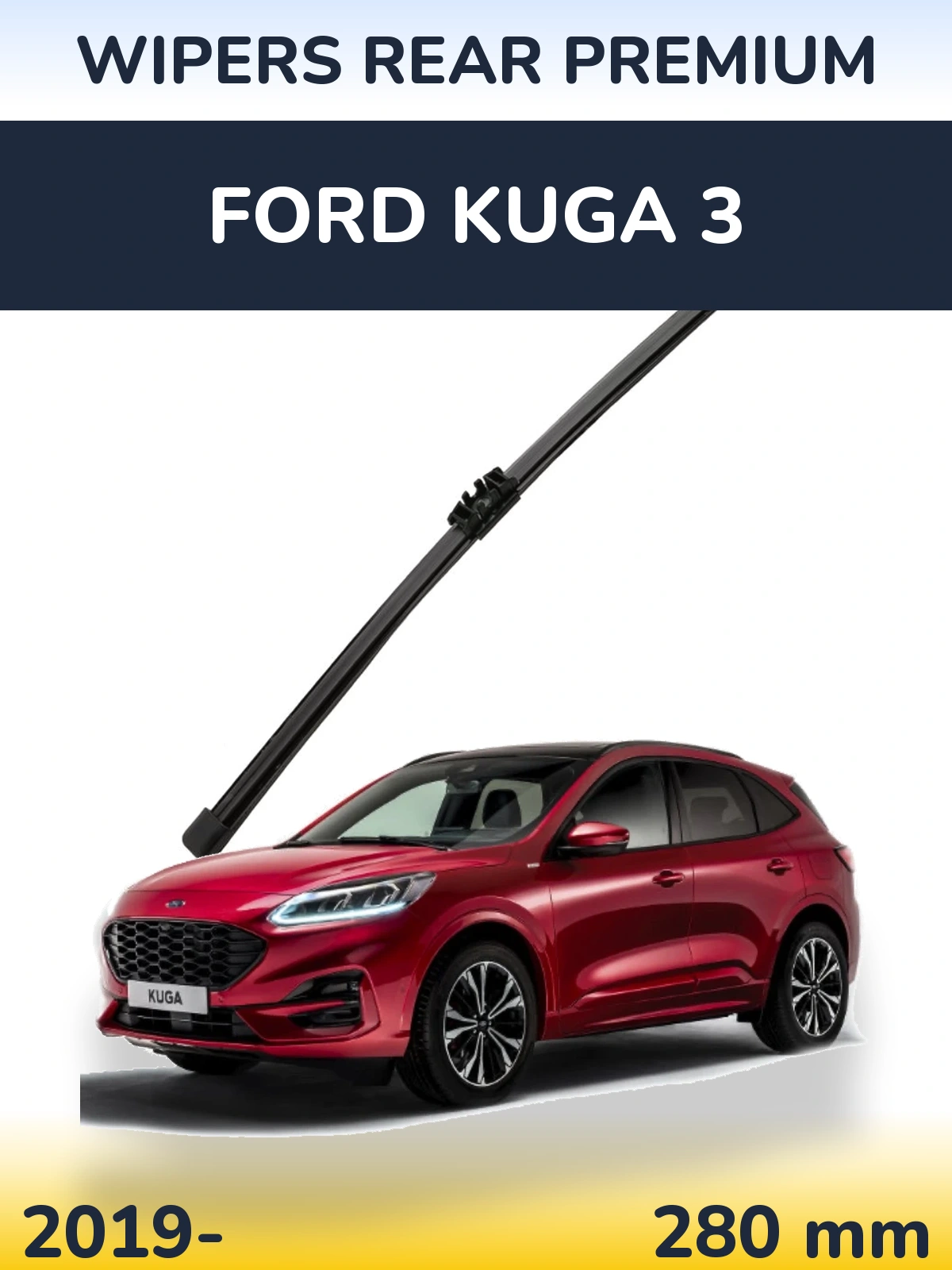 Rear wiper blade WIPERS REAR PREMIUM 280 mm for Ford Kuga 3 2019-2026