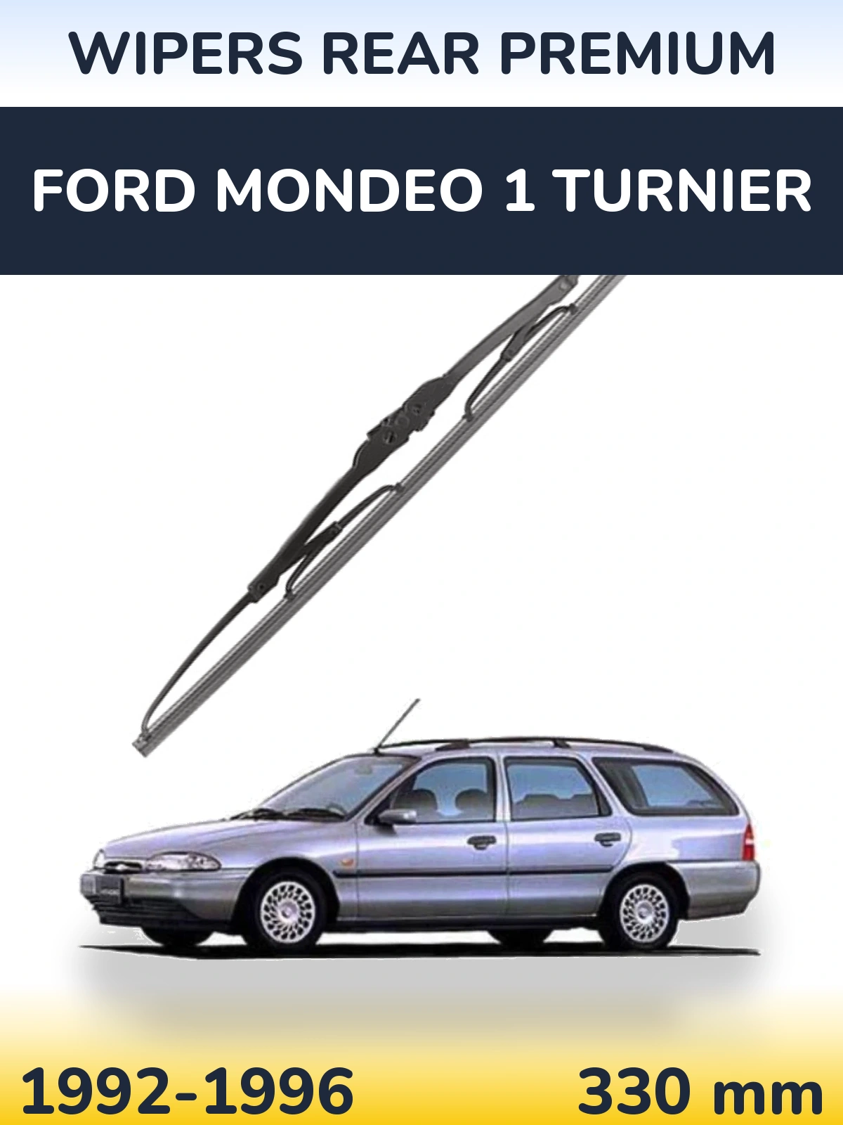 Rear wiper blade WIPERS REAR PREMIUM 330 мм for Ford Mondeo 1 Turnier 1992-1996