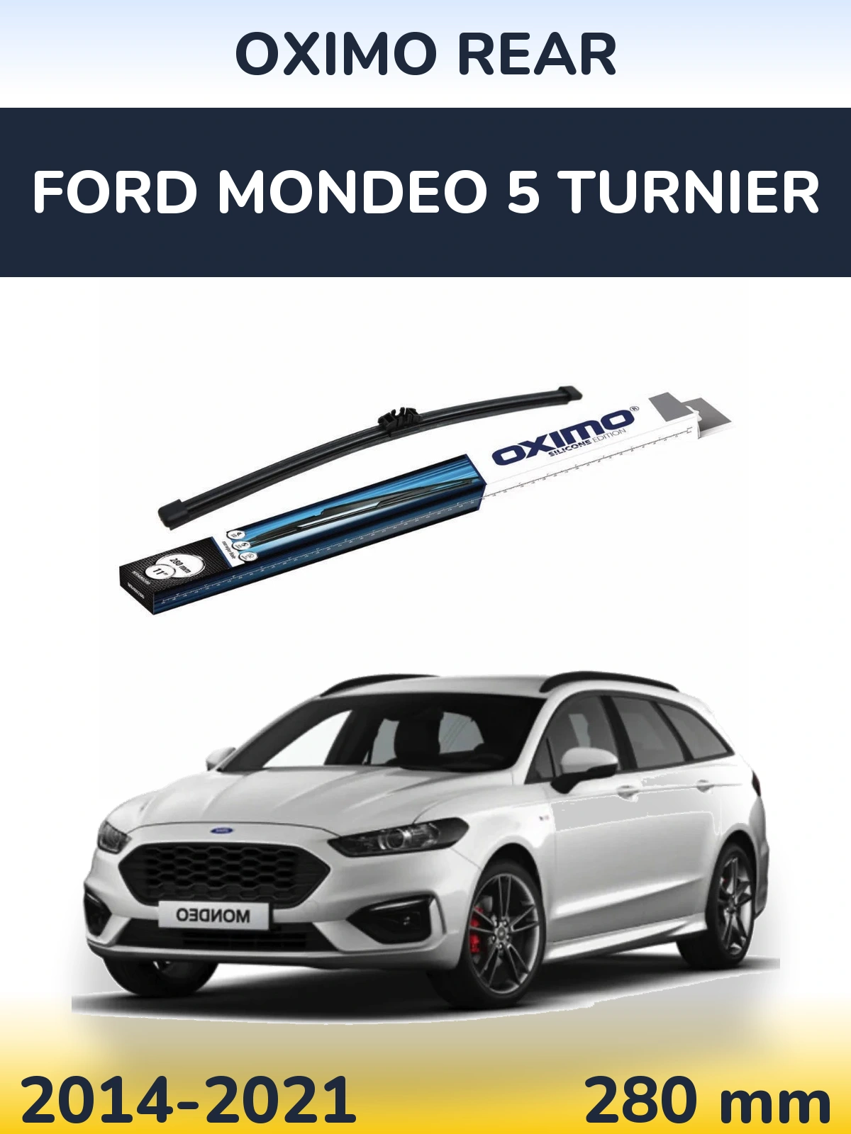 Задний дворник Oximo Rear 280 мм для Ford Mondeo 5 Turnier 2014-2021