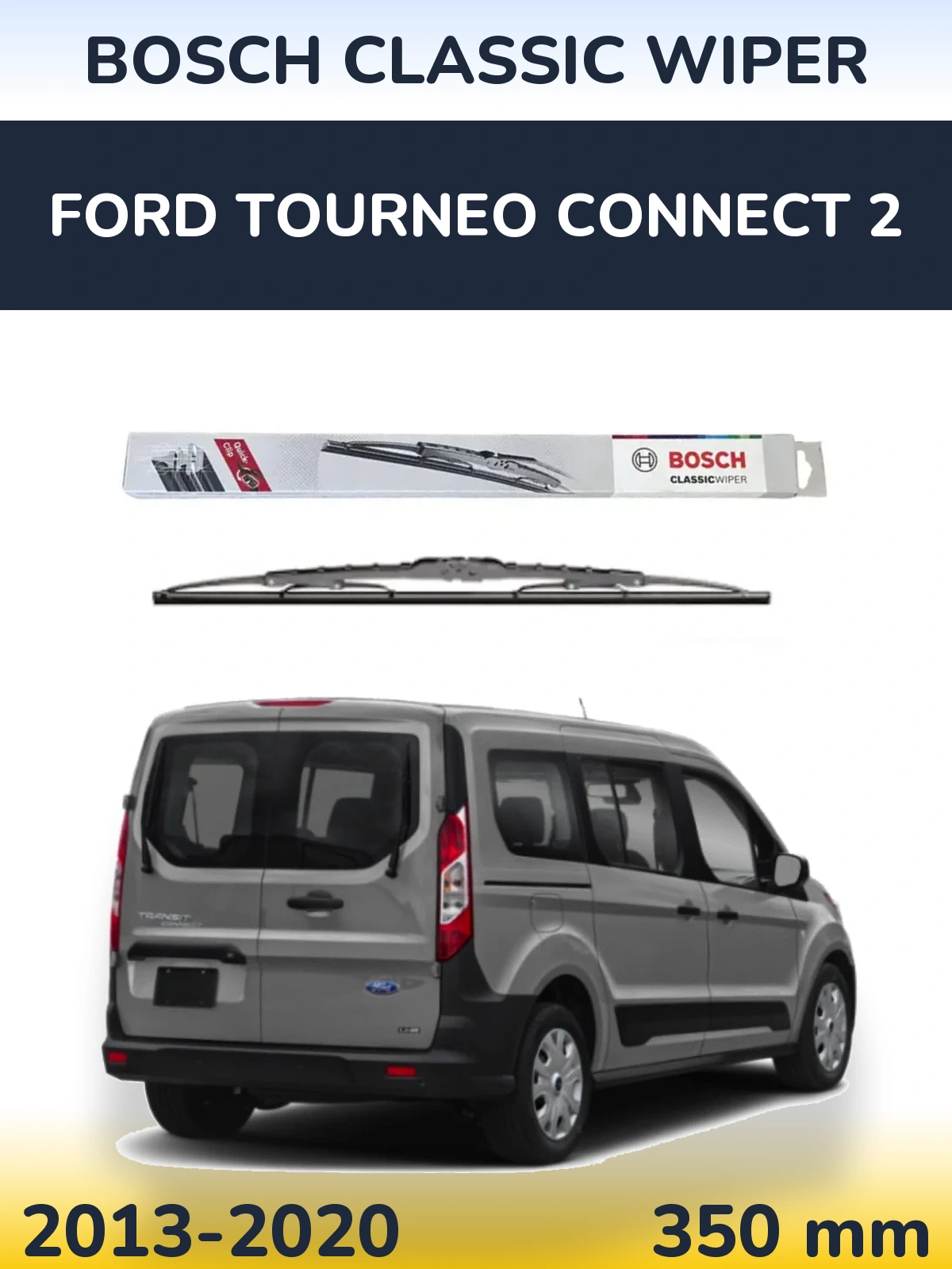 Tylna wycieraczka BOSCH Classic Wiper 340 mm do Ford Tourneo Connect 2 2013-2020