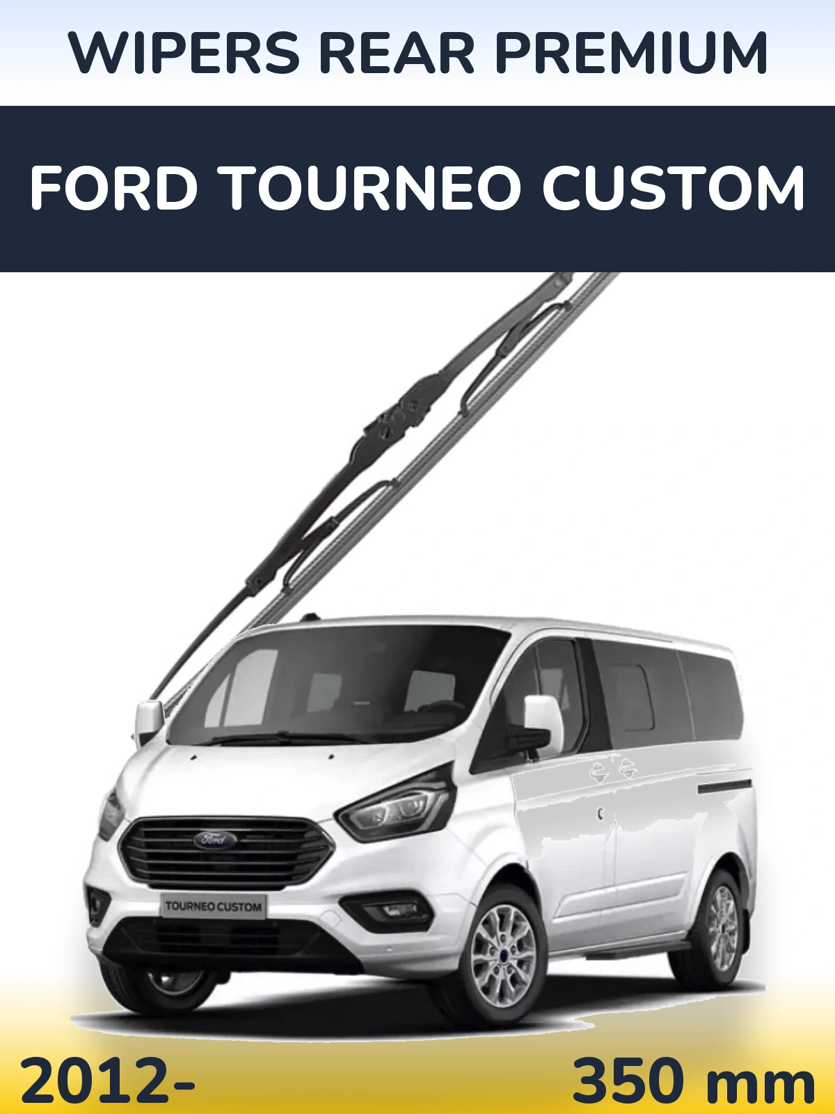 Rear wiper blade WIPERS REAR PREMIUM 350 mm for Ford Tourneo Custom 2012-2026