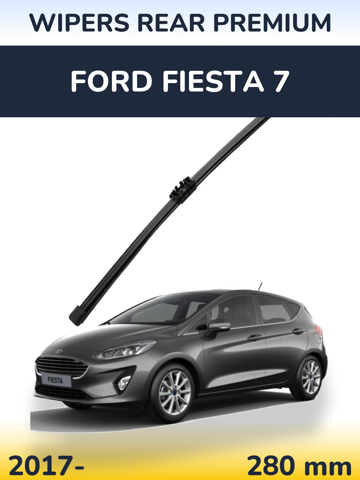 Rear wiper blade WIPERS REAR PREMIUM 280 мм for Ford Fiesta 7 2017-2026