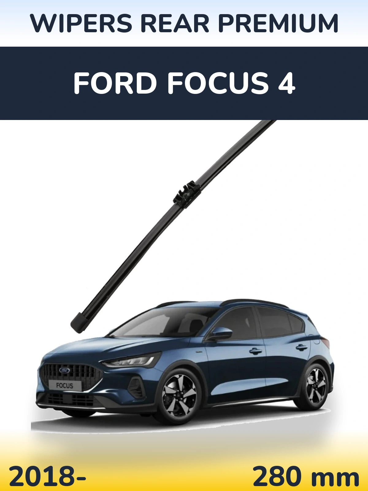 Rear wiper blade WIPERS REAR PREMIUM 280 мм for Ford Focus 4 2018-2026