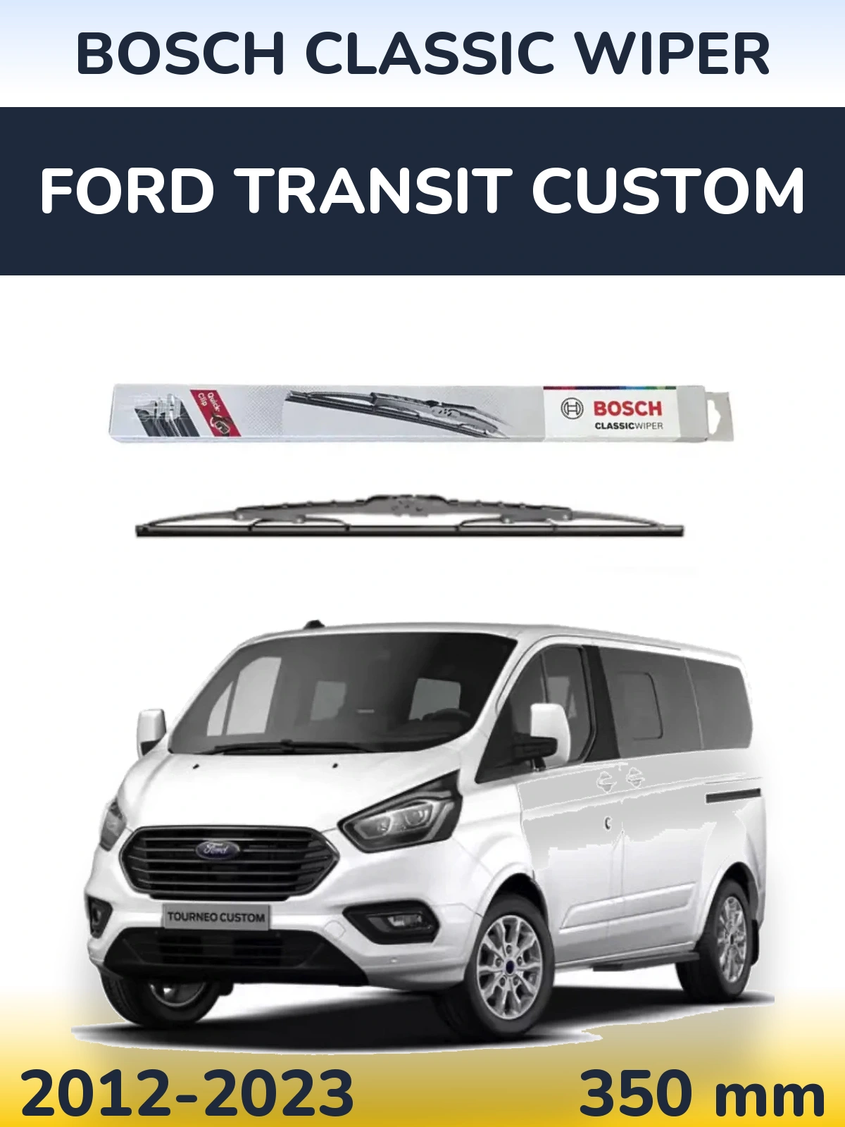 Tylna wycieraczka BOSCH Classic Wiper 340 mm do Ford Transit Custom 2012-2023