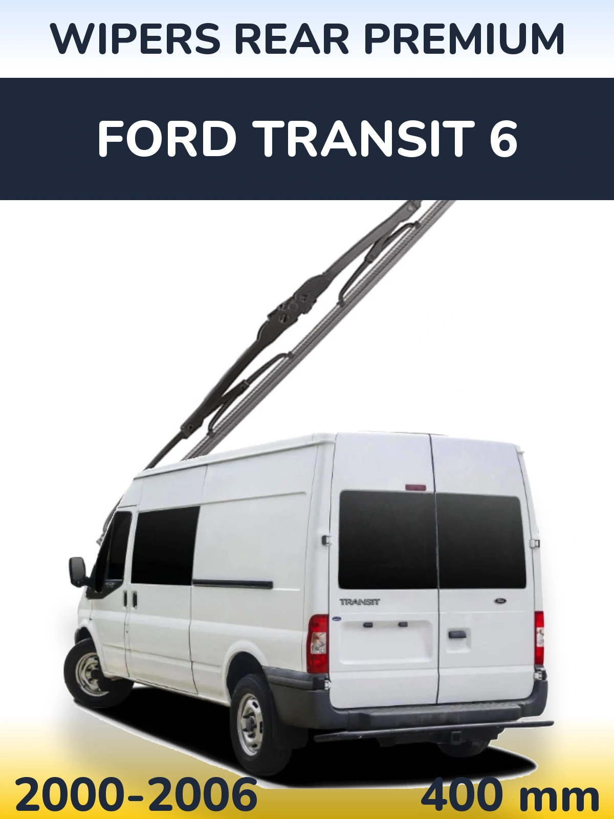 Задний дворник WIPERS REAR PREMIUM 400 мм для Ford Transit 6 2000-2006