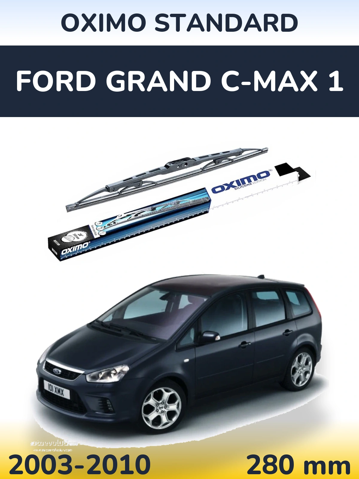 Rear wiper blade Oximo Standard 275 мм for Ford Grand C-MAX 1 2003-2010