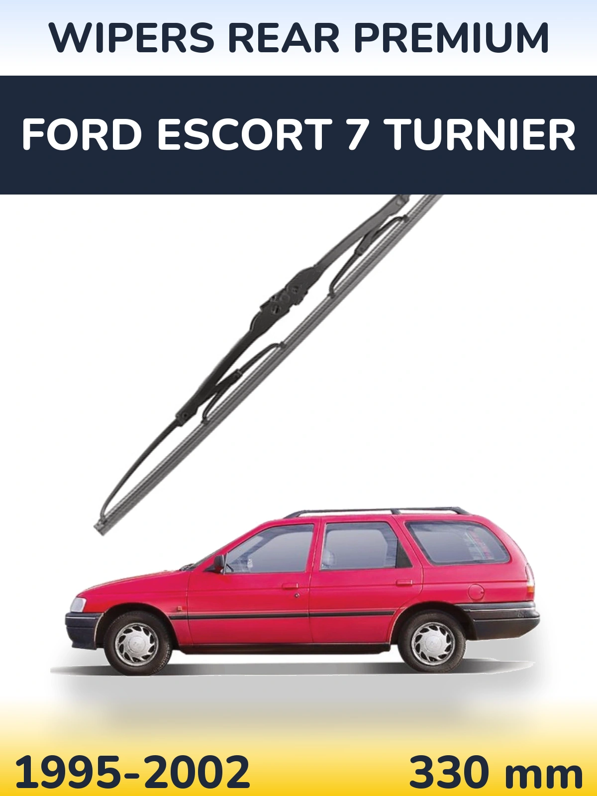 Tylna wycieraczka WIPERS REAR PREMIUM 330 mm do Ford Escort 7 Turnier 1995-2002