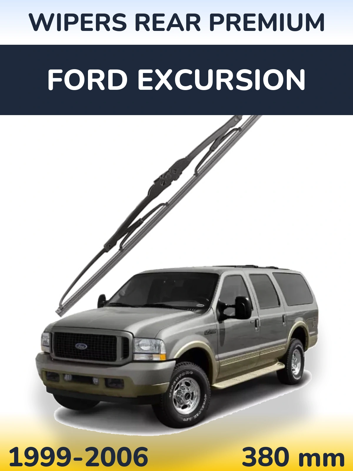 Задний дворник WIPERS REAR PREMIUM 380 мм для Ford Excursion 1999-2006