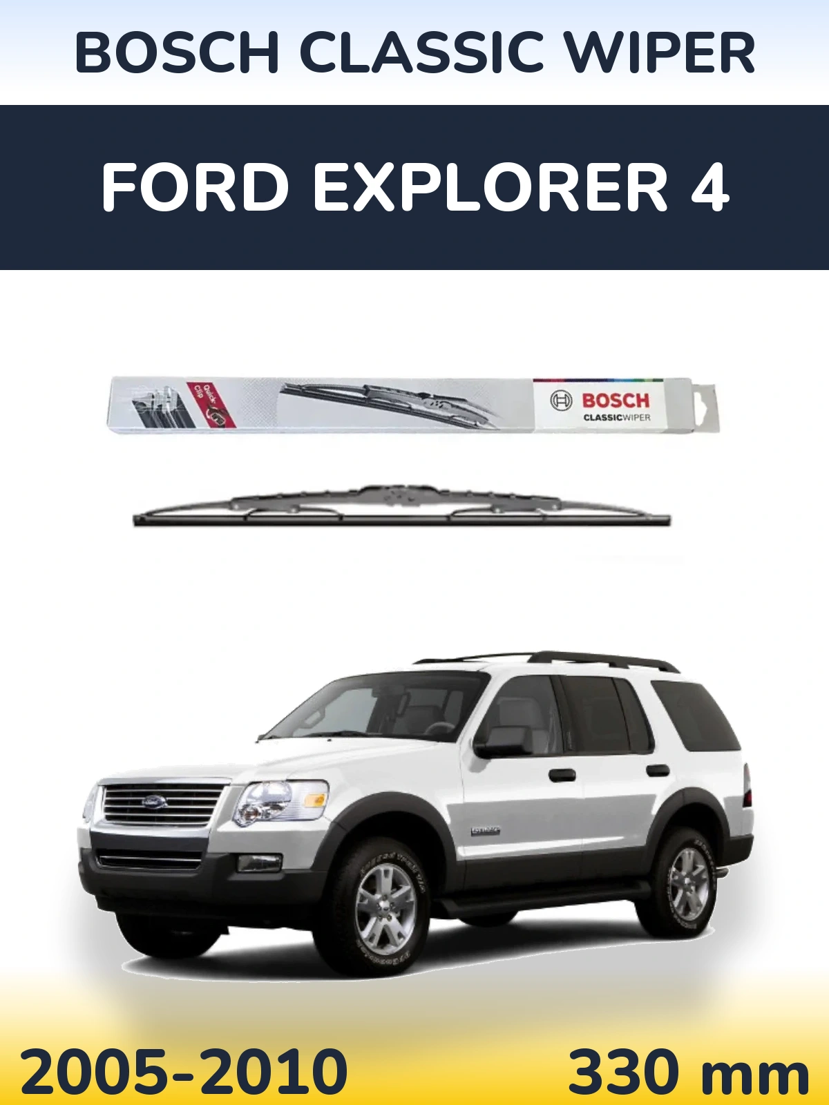 Tylna wycieraczka BOSCH Classic Wiper 340 mm do Ford Explorer 4 2005-2010