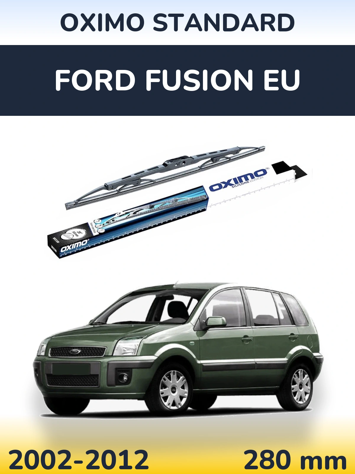 Rear wiper blade Oximo Standard 275 мм for Ford Fusion EU 2002-2012