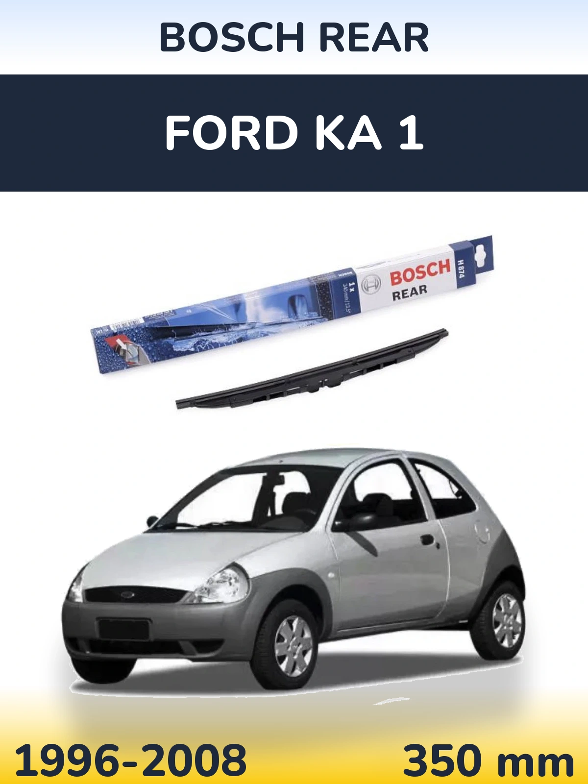 Задний дворник BOSCH Rear 340 мм для Ford Ka 1 1996-2008