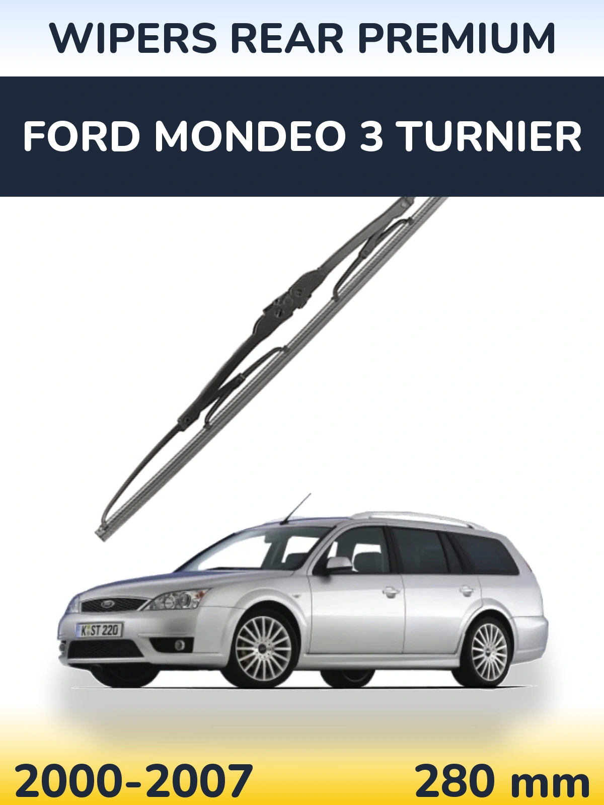Задний дворник WIPERS REAR PREMIUM 280 мм для Ford Mondeo 3 Turnier 2000-2007