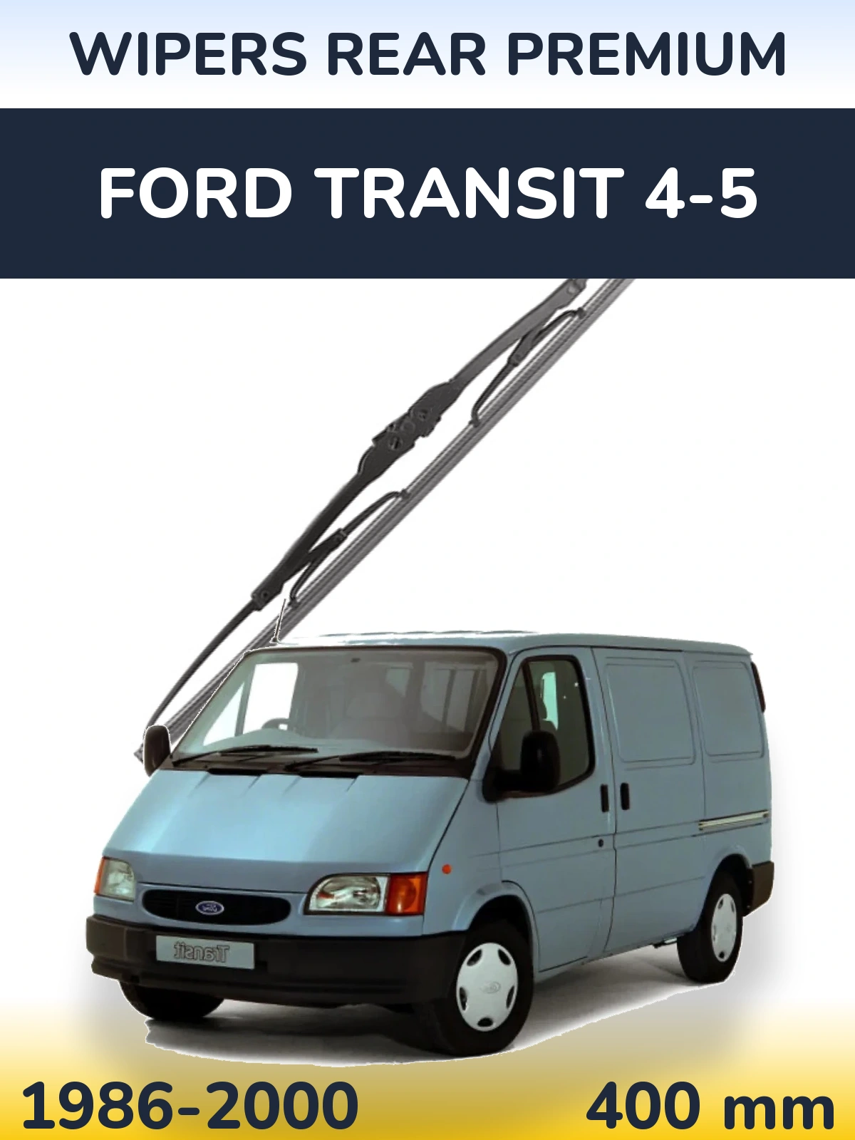 Tylna wycieraczka WIPERS REAR PREMIUM 400 mm do Ford Transit 4-5 1986-2000