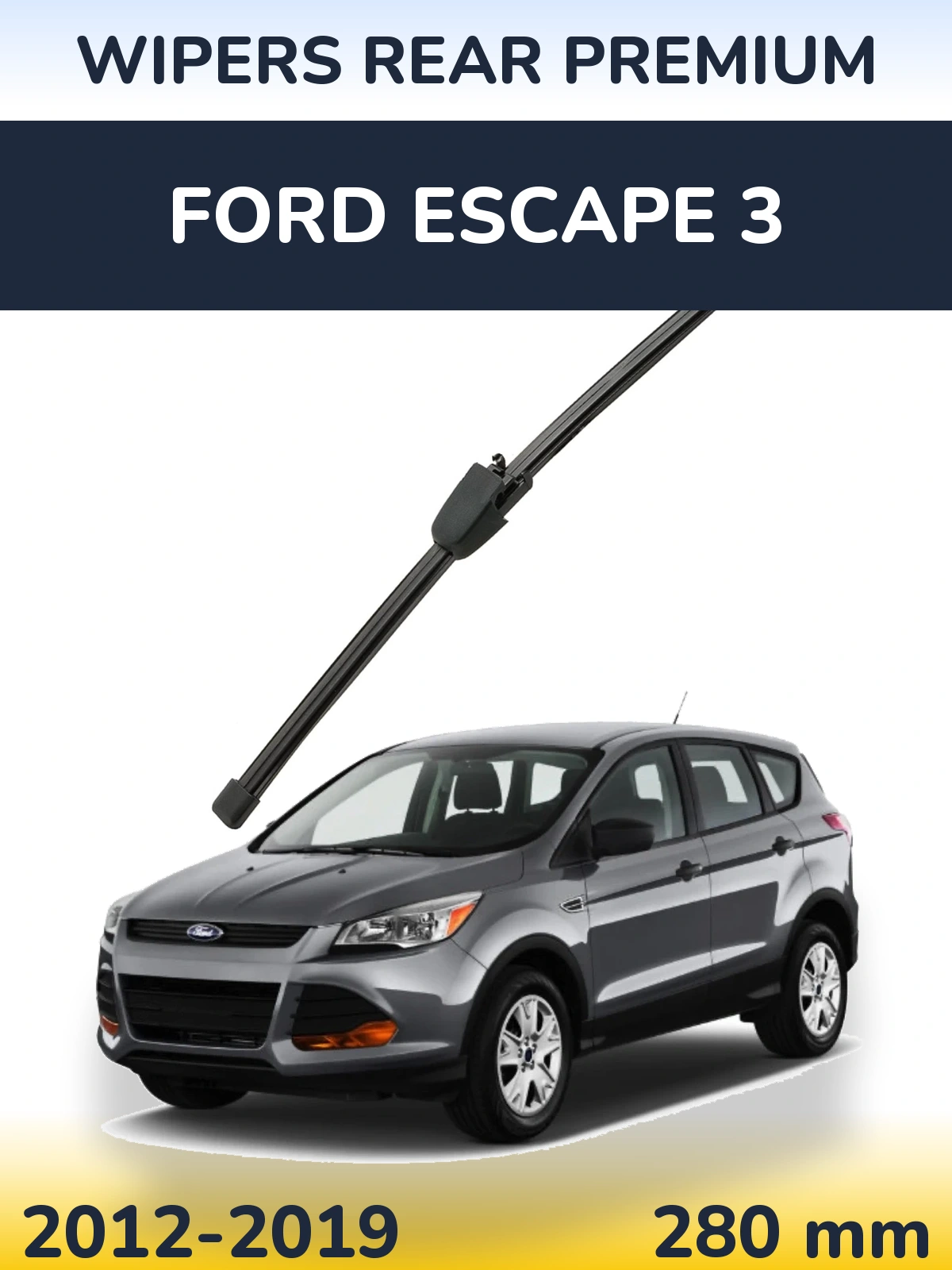 Задний дворник WIPERS REAR PREMIUM 280 мм для Ford Escape 3 2012-2019