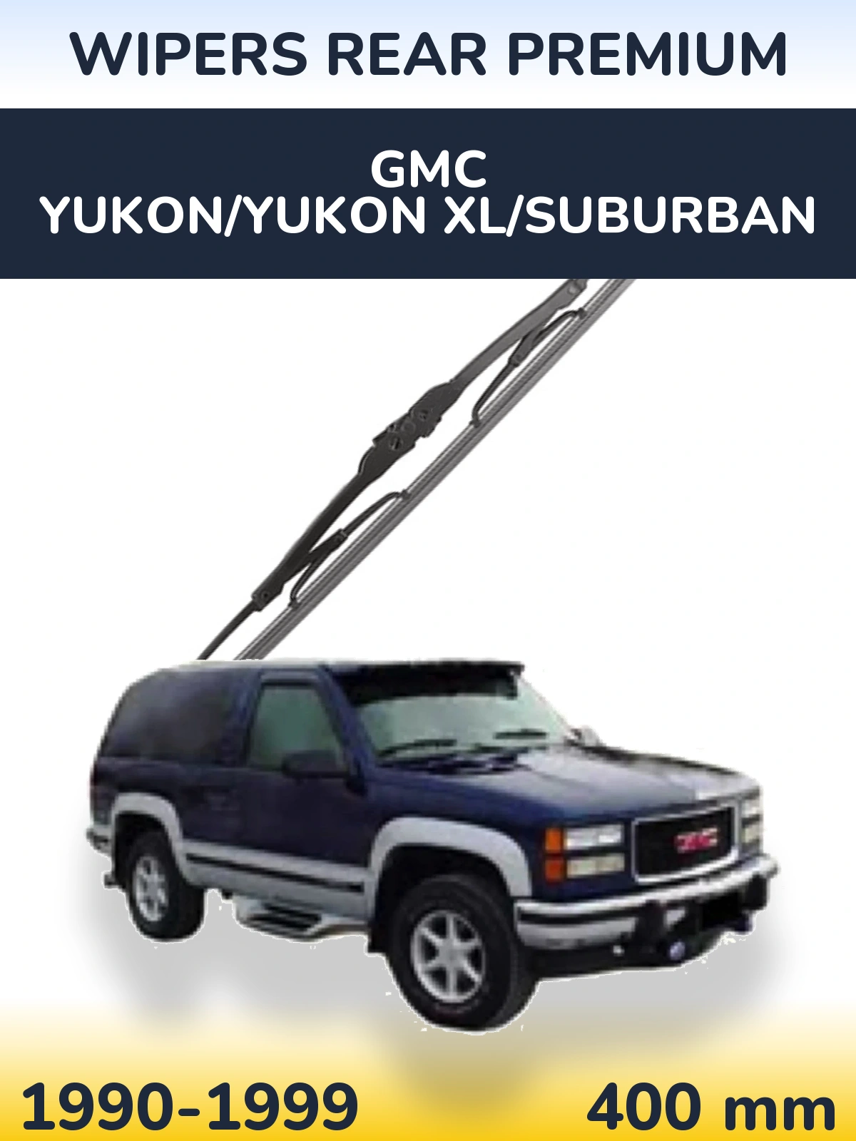 Задний дворник WIPERS REAR PREMIUM 400 мм для GMC Yukon/Yukon XL/Suburban 1990-1999