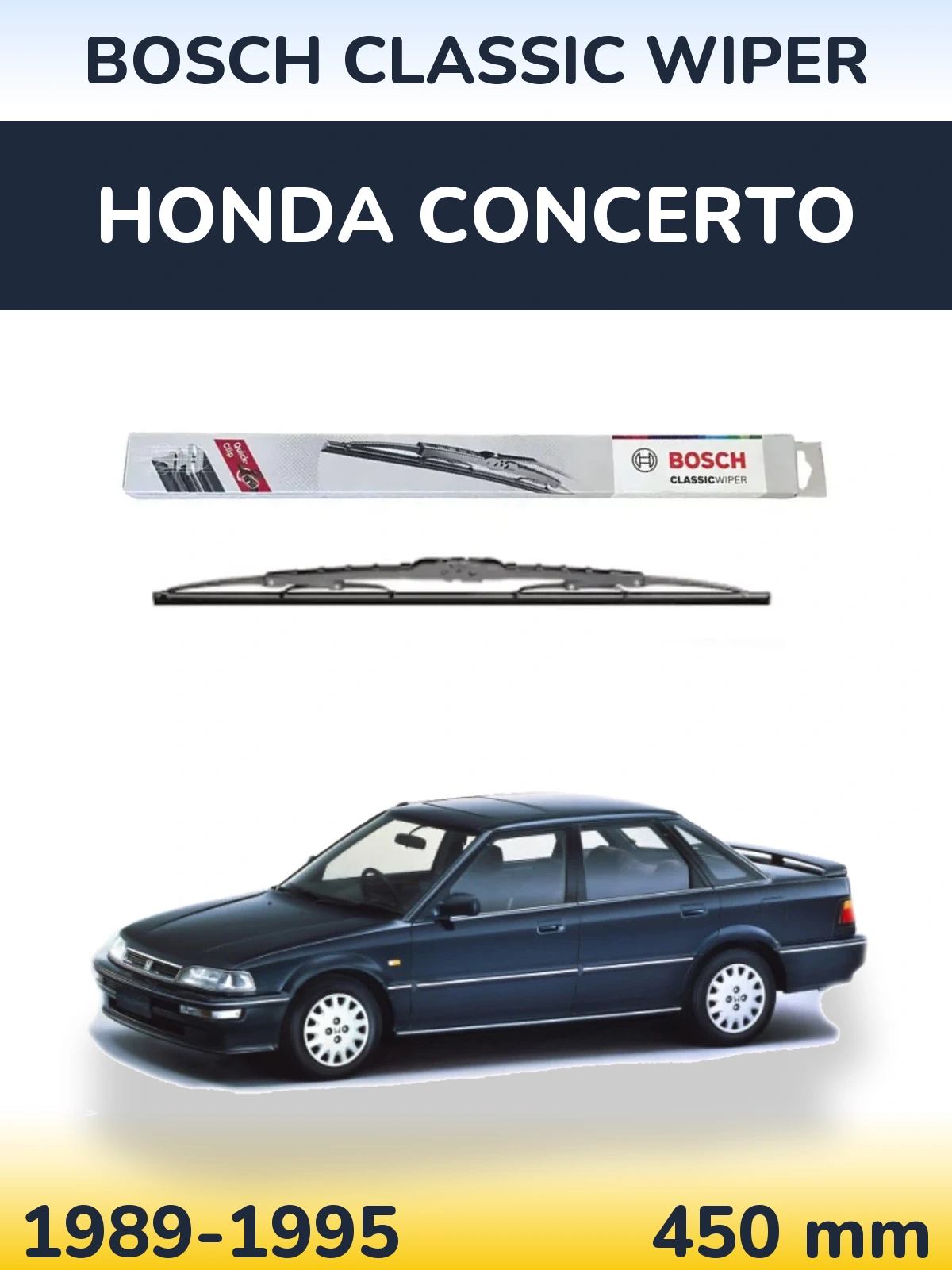 Tylna wycieraczka BOSCH Classic Wiper 450 mm do Honda Concerto 1989-1995