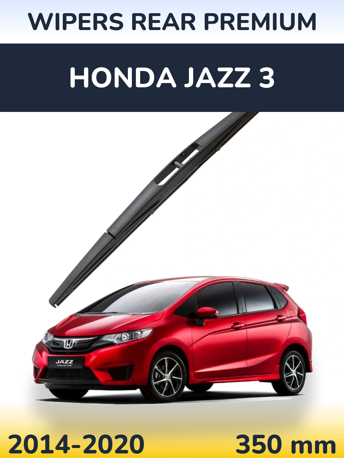 Rear wiper blade WIPERS REAR PREMIUM 350 mm for Honda Jazz 3 2014-2020