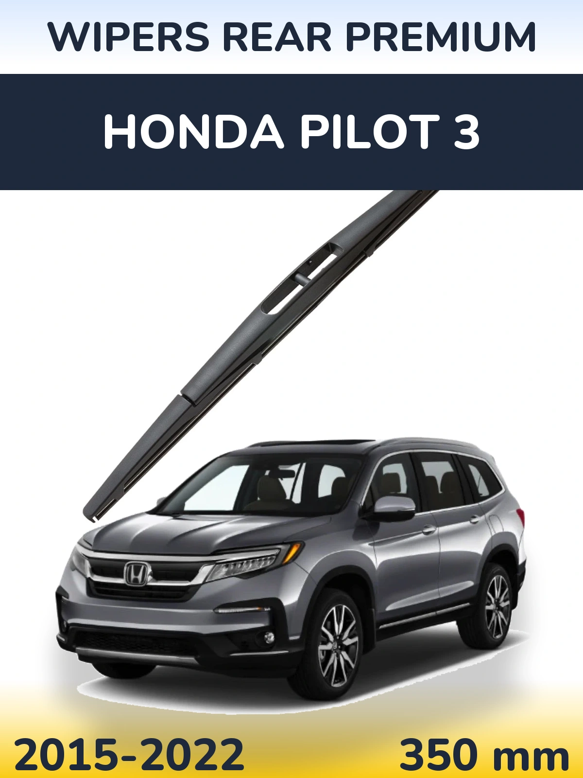 Rear wiper blade WIPERS REAR PREMIUM 350 mm for Honda Pilot 3 2015-2022