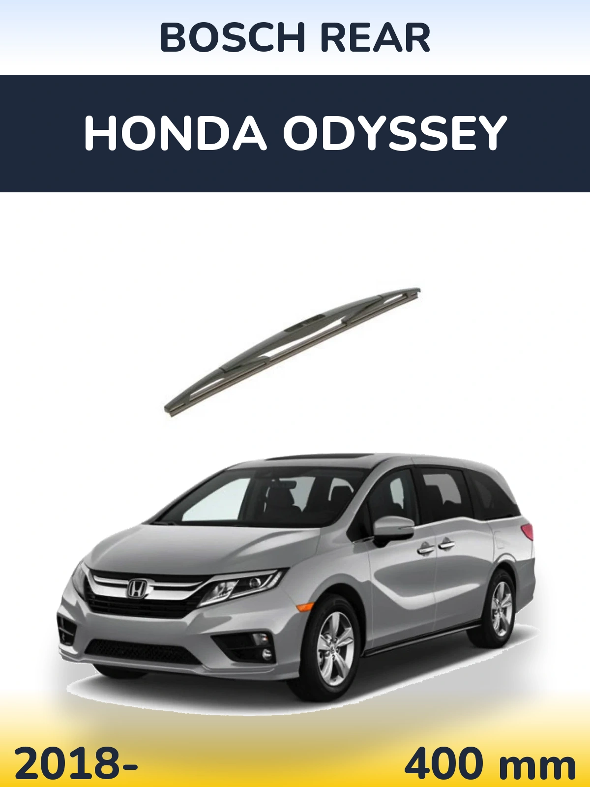 Rear wiper blade BOSCH Rear 400 мм for Honda Odyssey 2018-2026