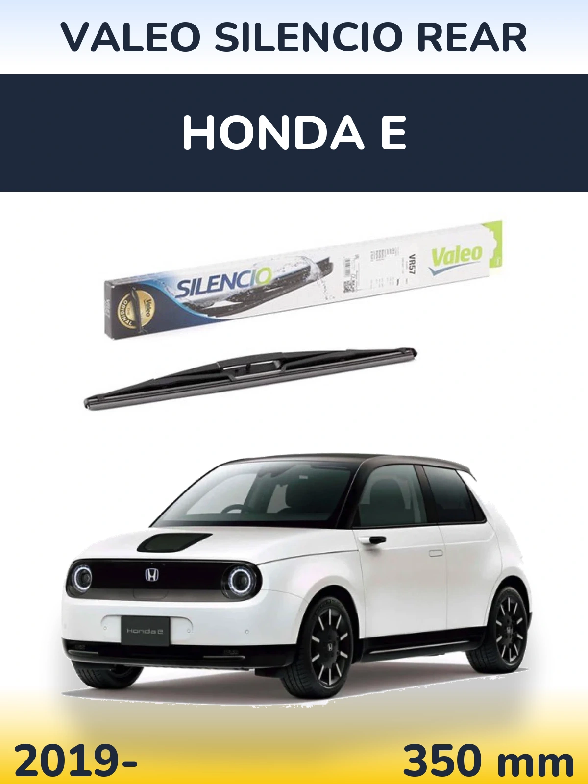 Rear wiper blade Valeo Silencio Rear 345 mm for Honda E 2019-2026
