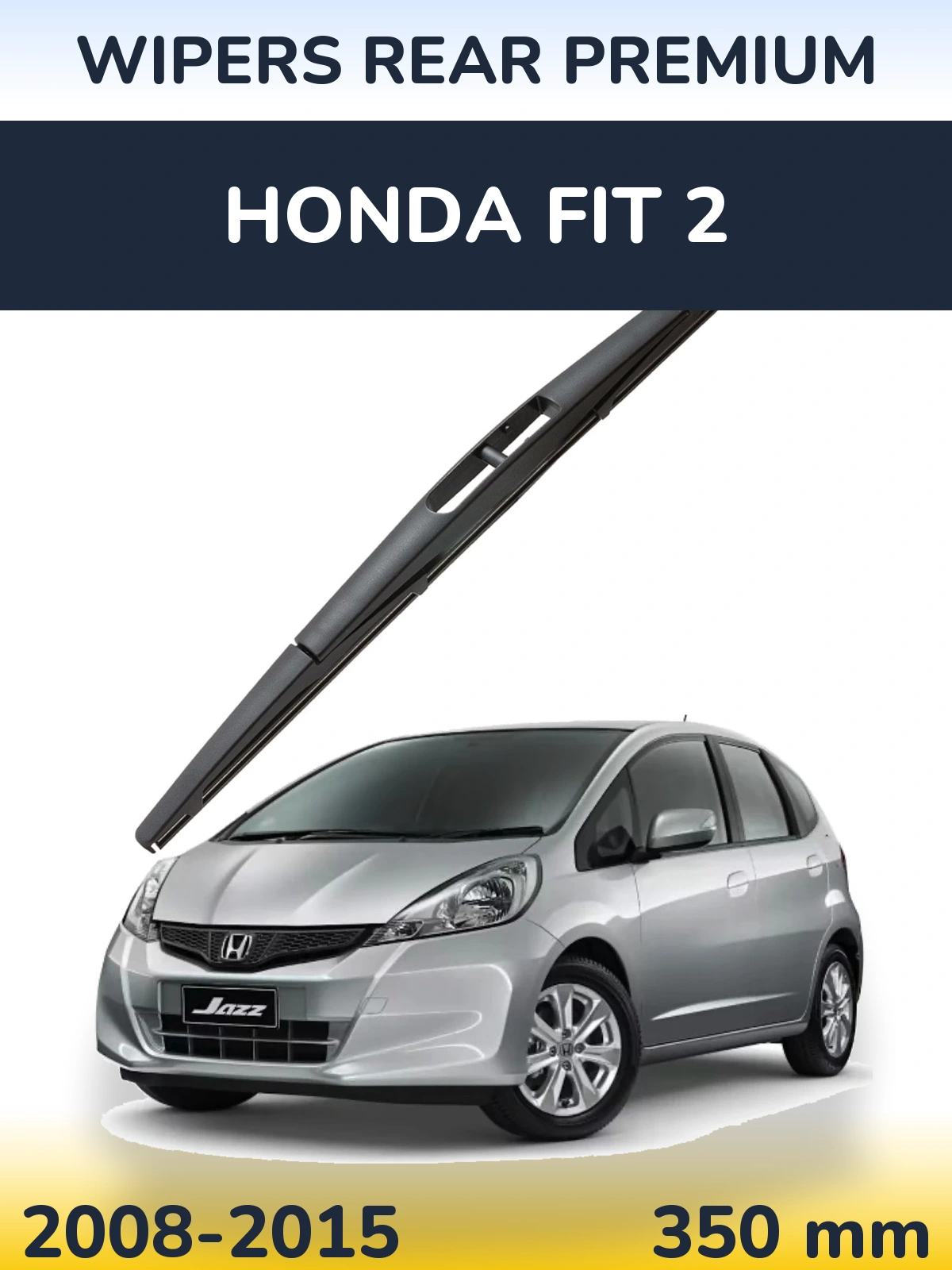 Rear wiper blade WIPERS REAR PREMIUM 350 mm for Honda Fit 2 2008-2015
