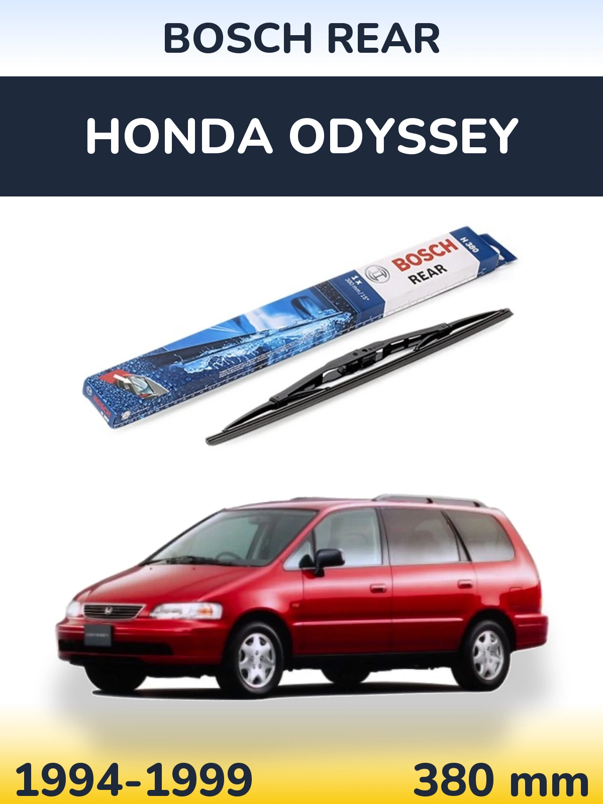 Tylna wycieraczka BOSCH Rear 380 mm do Honda Odyssey 1 1994-1999