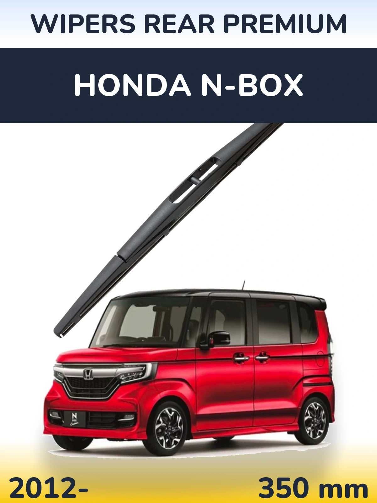 Rear wiper blade WIPERS REAR PREMIUM 350 mm for Honda N-box 2012-2026
