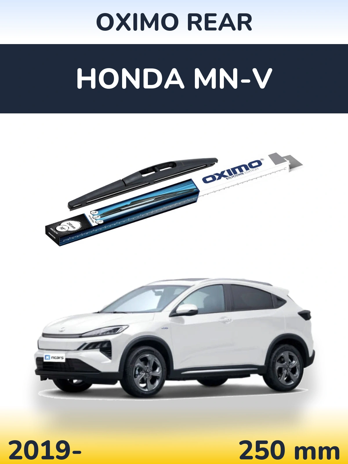 Rear wiper blade Oximo Rear 250 mm for Honda MN-V 2019-2026