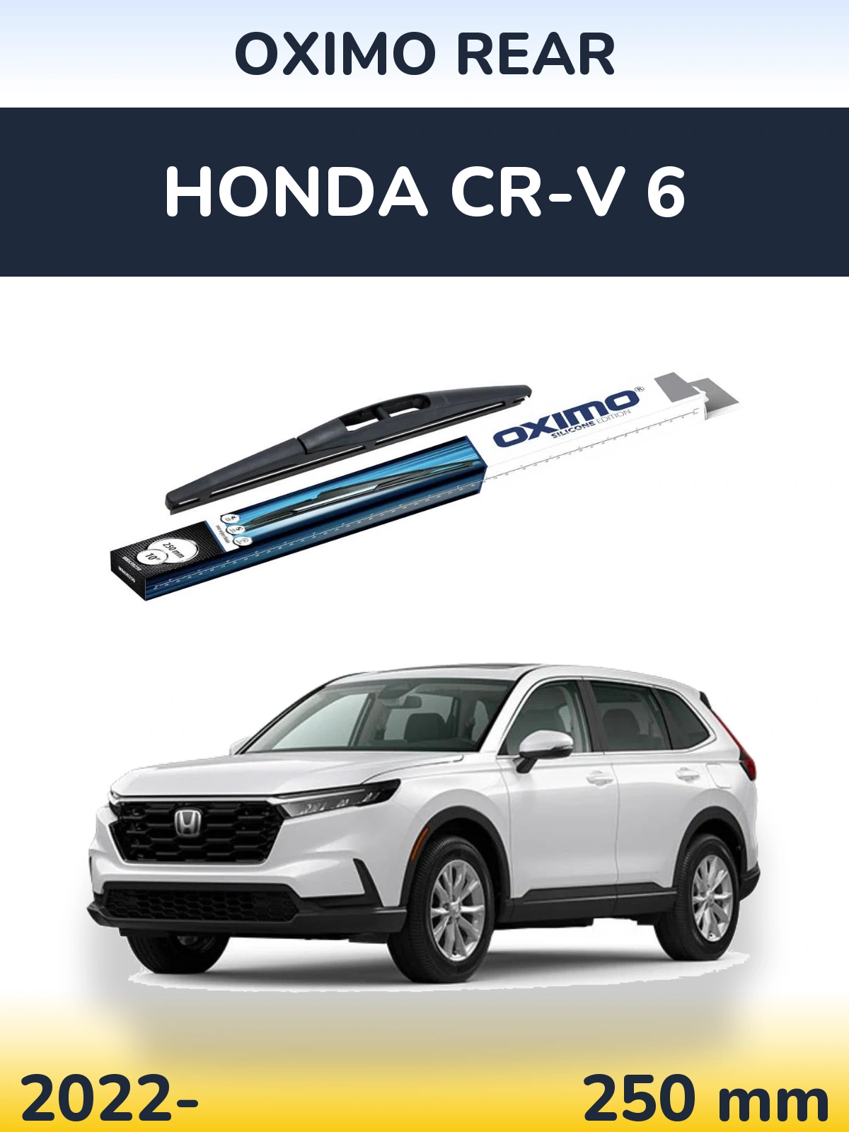 Rear wiper blade Oximo Rear 250 мм for Honda CR-V 6 2022-2026