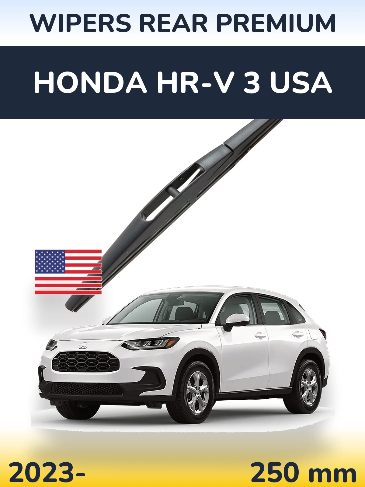 Tylna wycieraczka WIPERS REAR PREMIUM 250 mm do Honda HR-V 3 USA 2023-2026