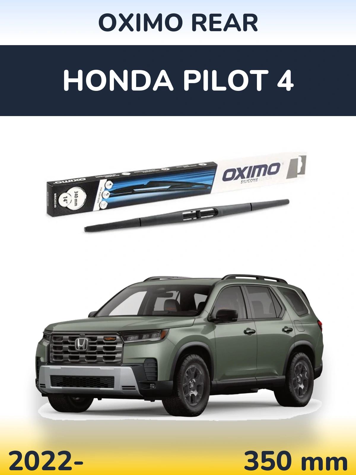 Tylna wycieraczka Oximo Rear 350 mm do Honda Pilot 4 2022-2026