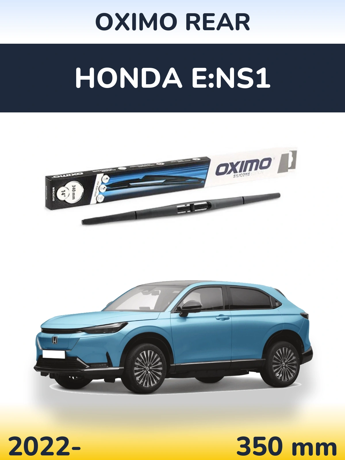 Rear wiper blade Oximo Rear 350 мм for Honda e:NS1 2022-2026
