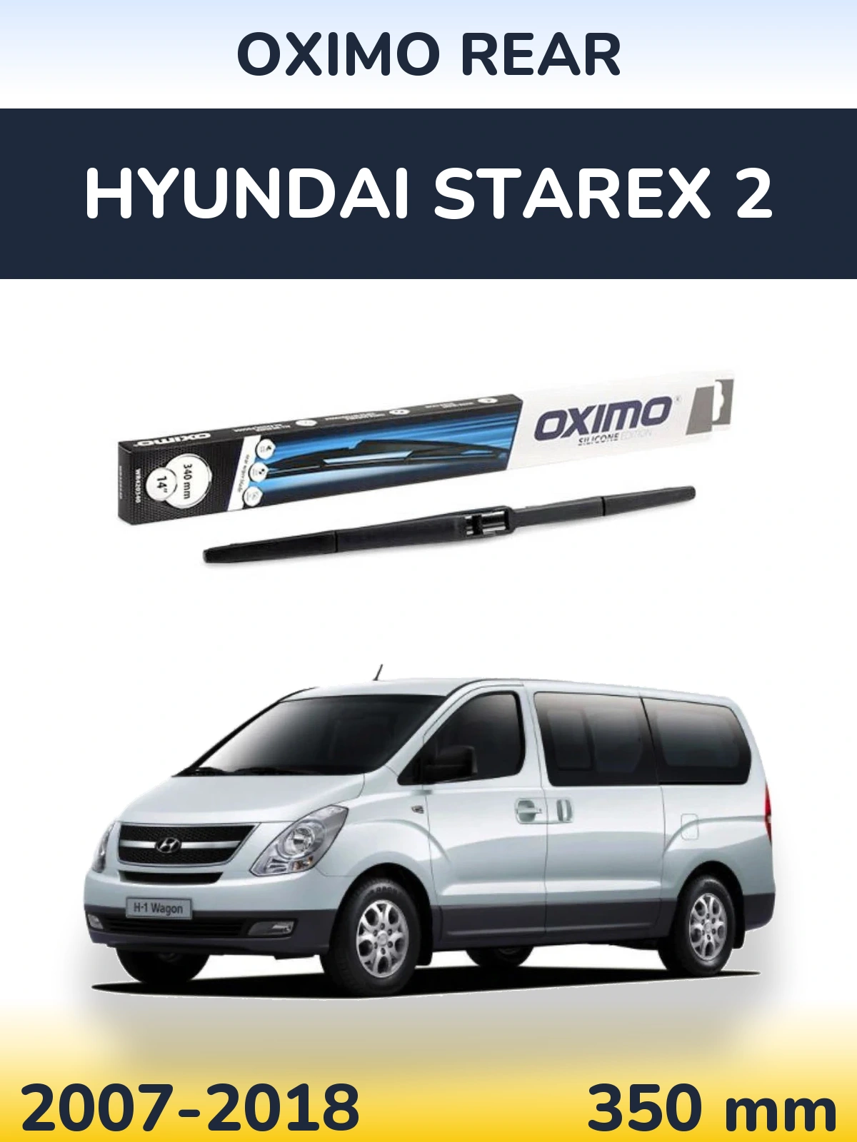 Rear wiper blade Oximo Rear 350 мм for Hyundai Starex 2 2007-2018